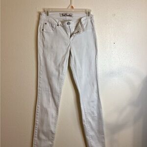 Ture Freedom Junior White Skinny Leg Jeans Size 5